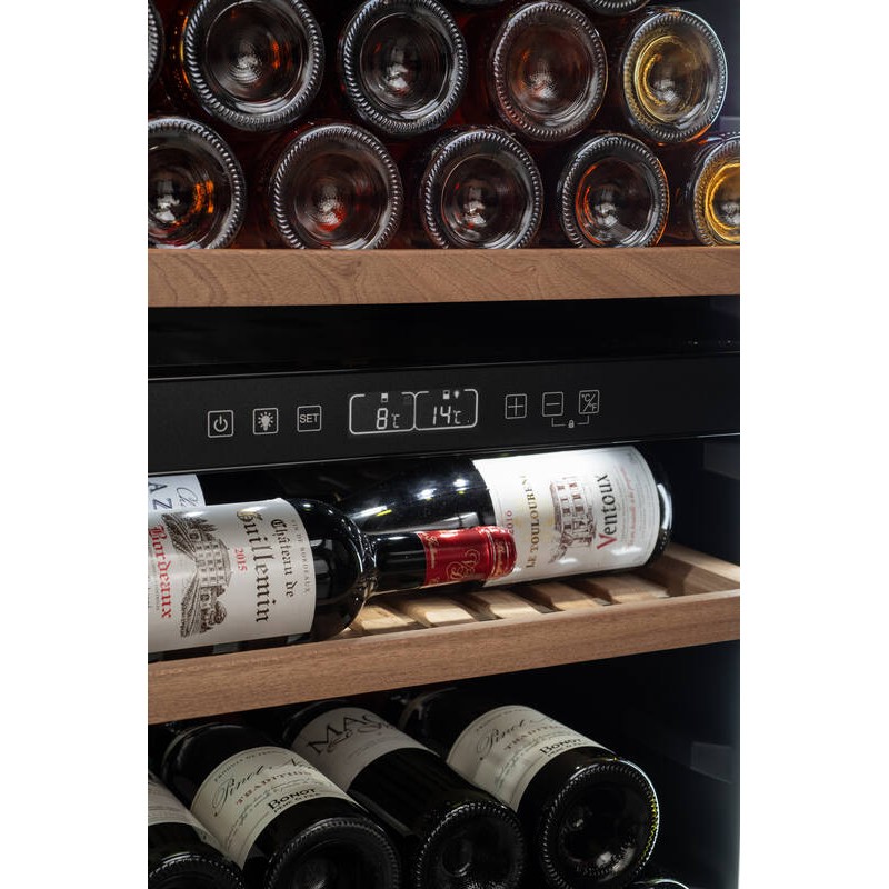 Vinoteca de envejecimiento de doble zona MILLESIME240DB Climadiff - 237 botellas